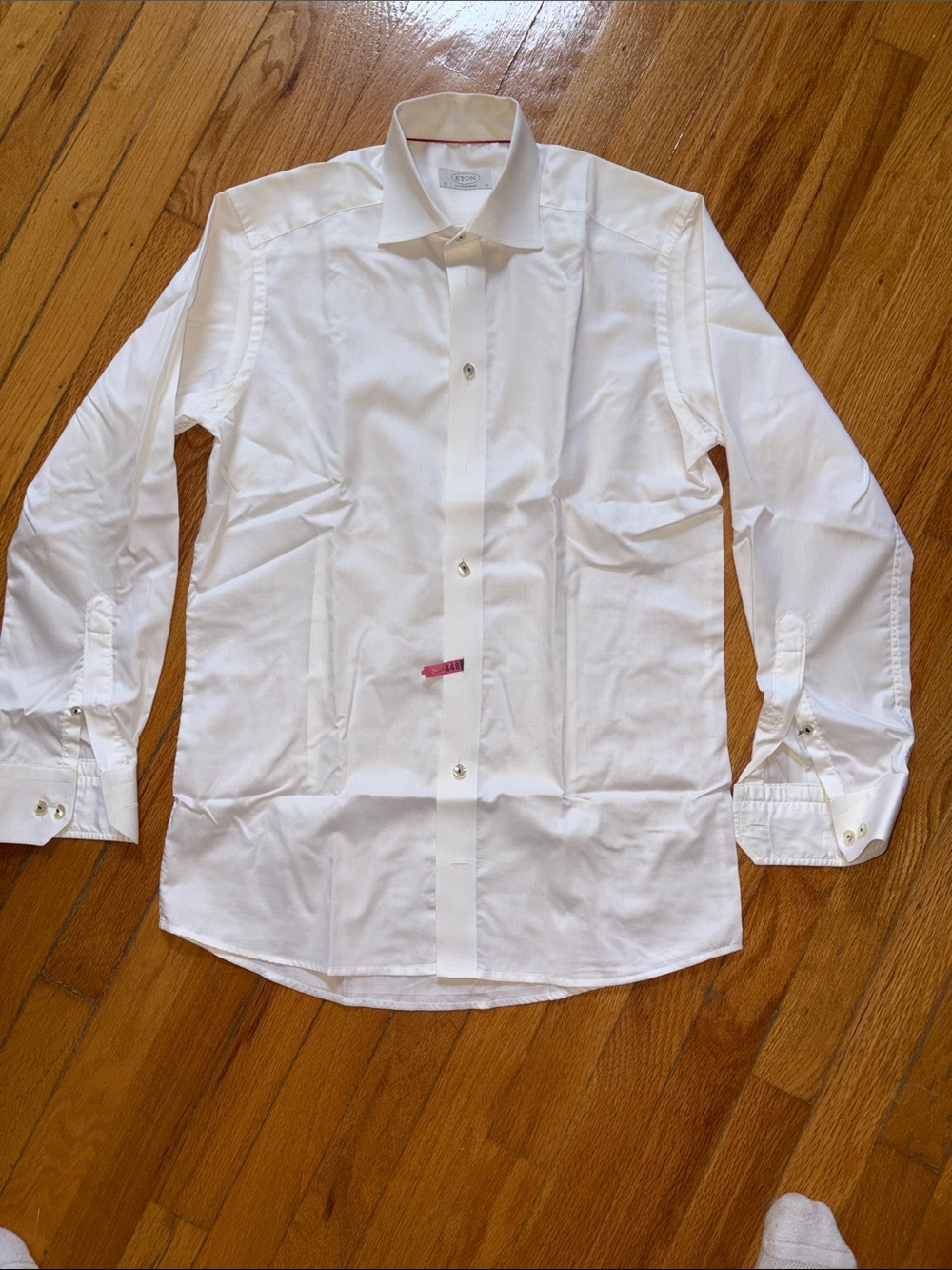 Eton White Spread Collar contemporary Dress Shirt